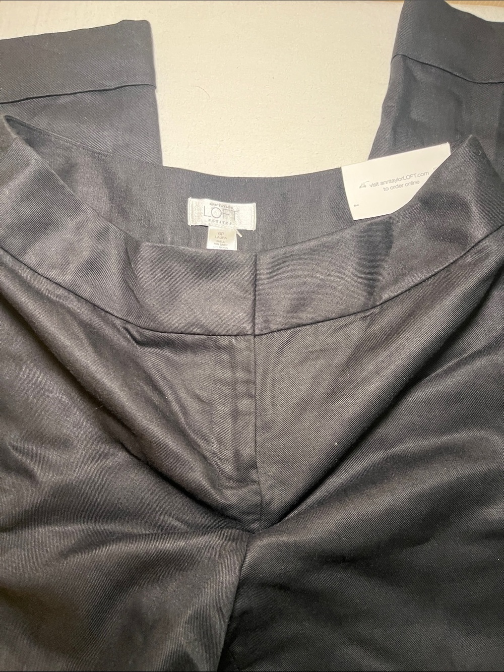 NWT LOFT Black Women's Wide-Leg Dress Trousers